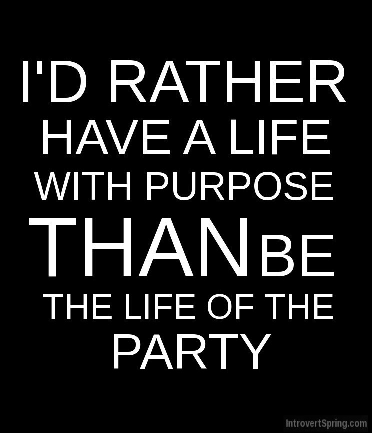 RATHER HAVE LIFE WITH PURPOSE