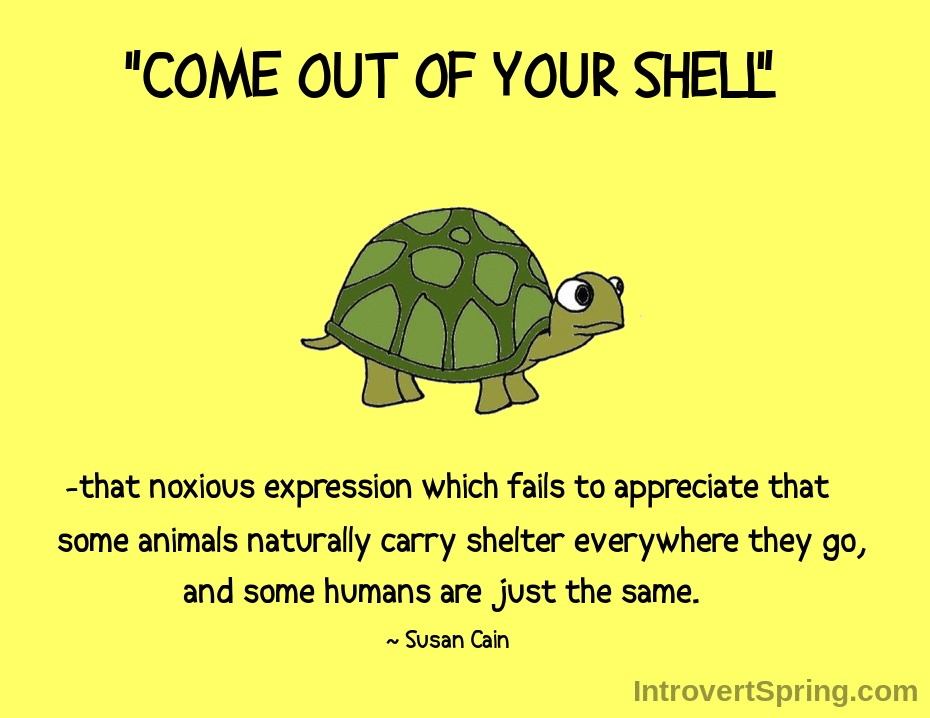 Another Word For Coming Out Of Your Shell