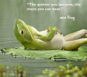 The quieter you become the more you can hear-Ram Dass