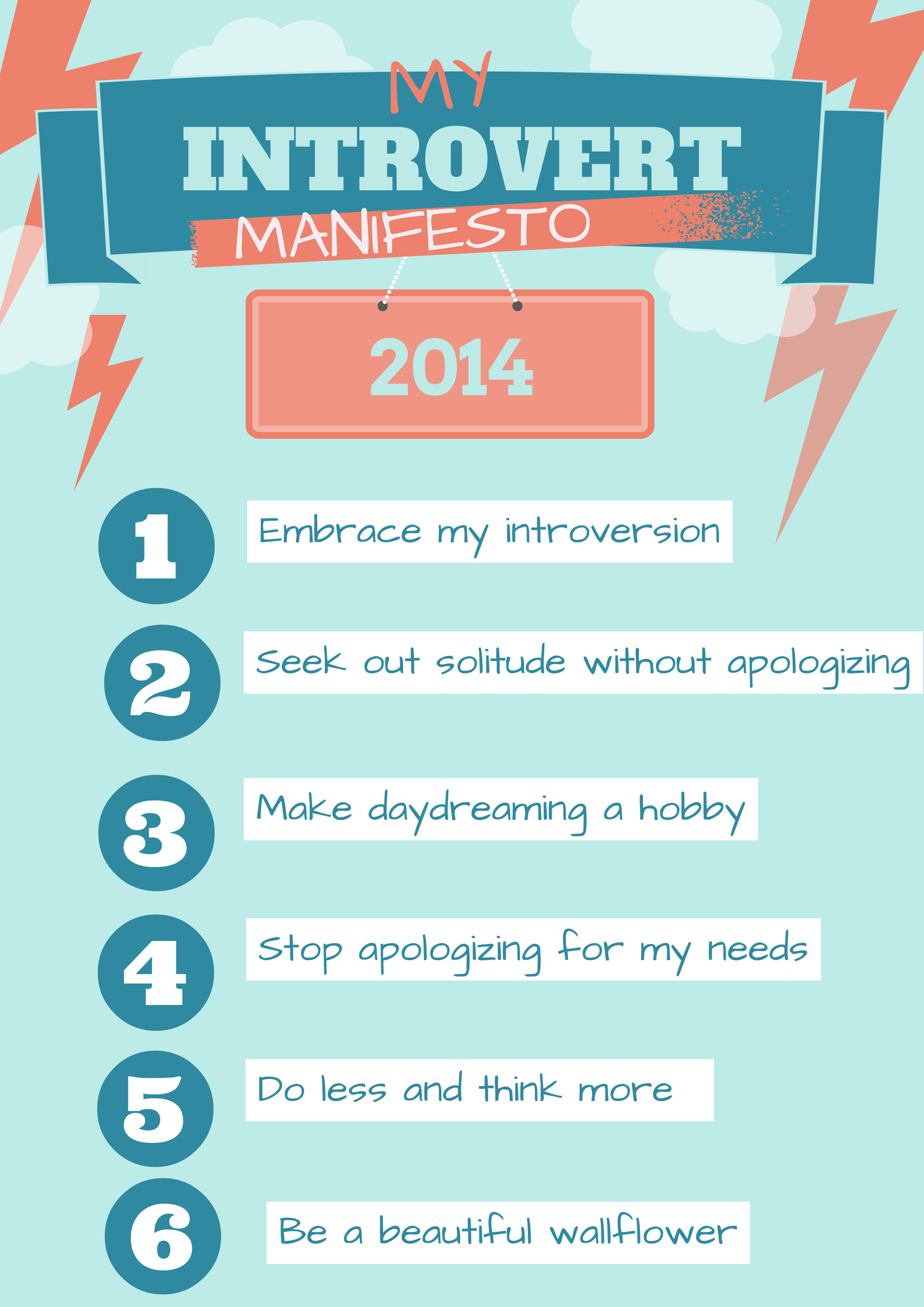 My Introvert Manifesto 2014