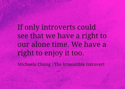 irresistible introvert michaela chung