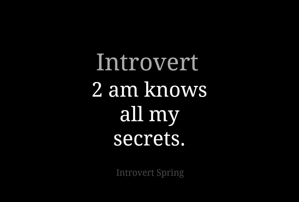 An Introvert’s Strange Sleeping Disorder