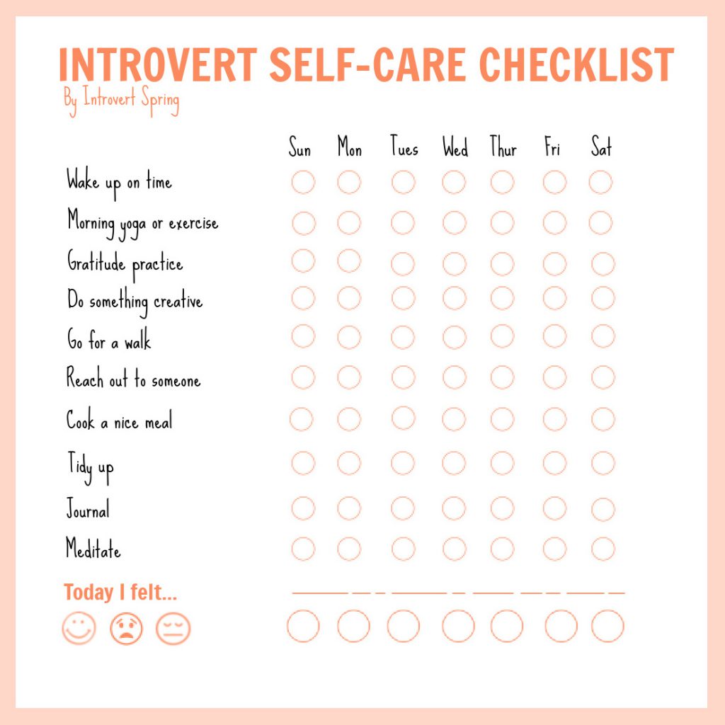 self care checklist for lgtbq